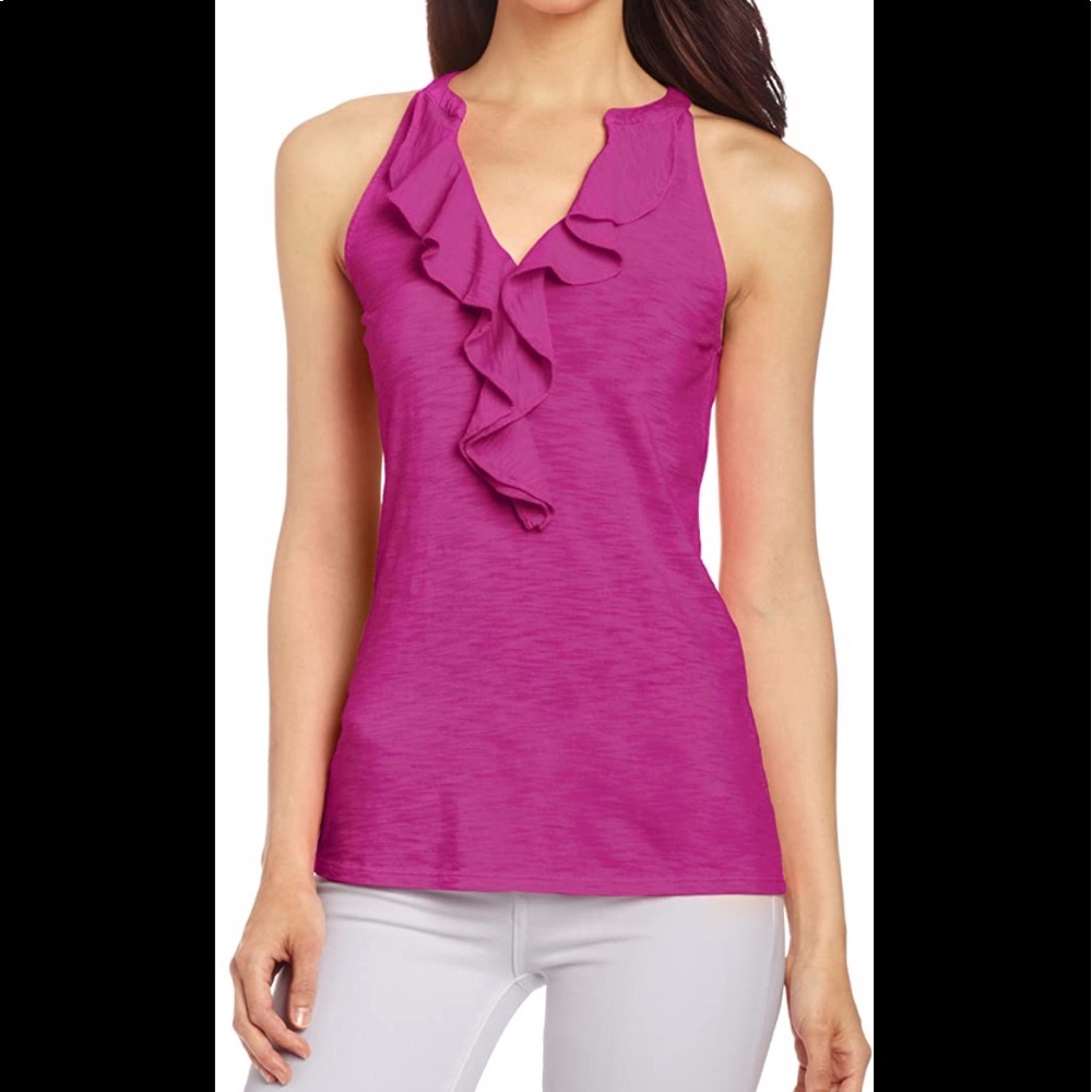 NWT Lilly Pulitzer Shay Top Small Purple Pansey